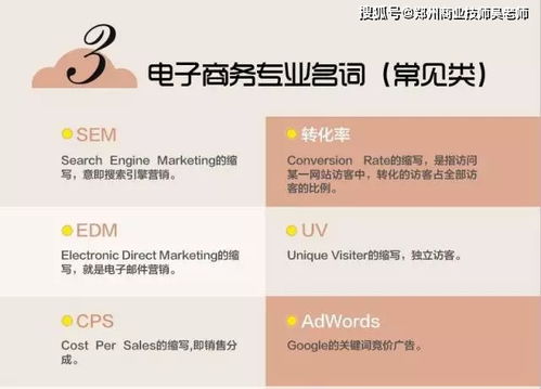 电子商务专业知识的认识